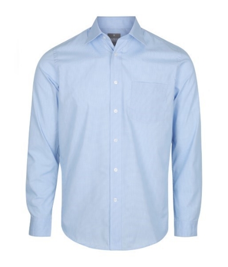 Picture of Gloweave Mens Windsor Puppy Tooth Check Long Sleeve Shirt
